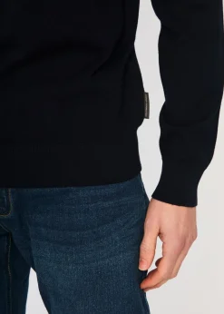 French Connection Navy Crew Neck Long Sleeve Knitted Jumper