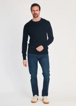 French Connection Navy Crew Neck Long Sleeve Knitted Jumper