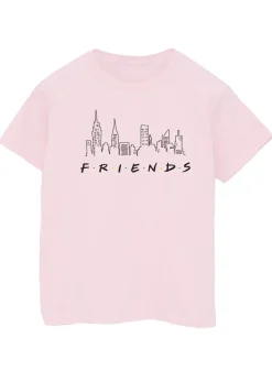 Friends Kids Baby Pink Skyline Printed T-Shirt (3-13 yrs)