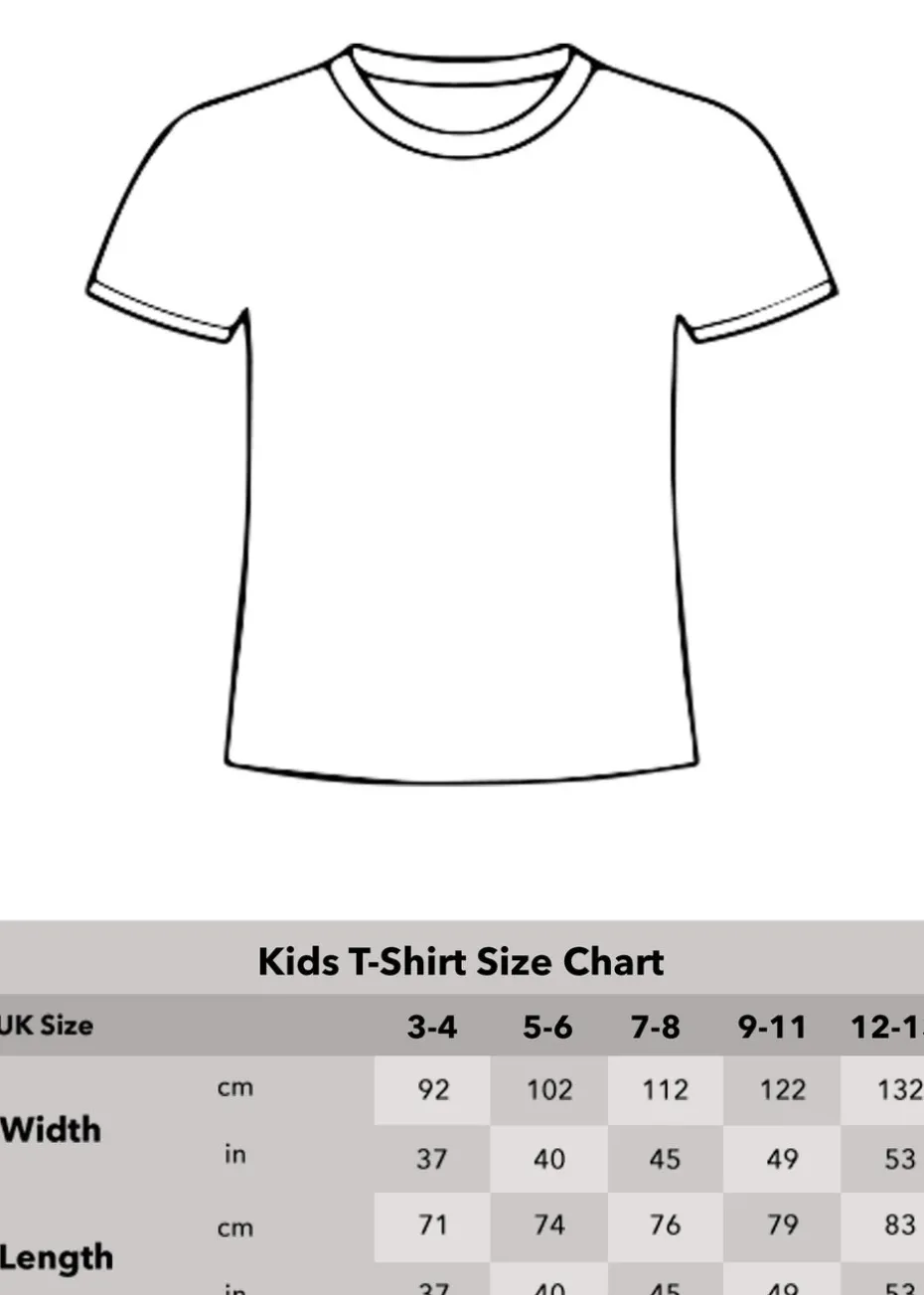 Friends Kids Baby Pink Skyline Printed T-Shirt (3-13 yrs)