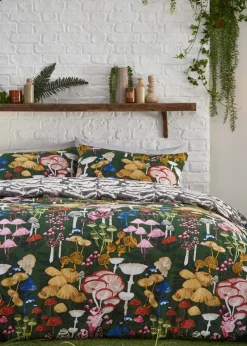furn. Amanita Abstract Mushroom Duvet Cover Set