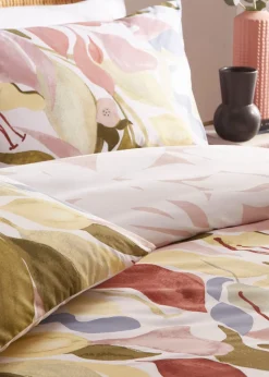 furn. Amarosa Abstract Floral Duvet Cover Set Pink