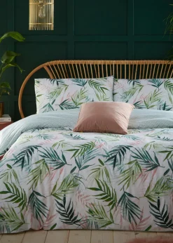 furn. Bali Palm Tropical Duvet Cover Set