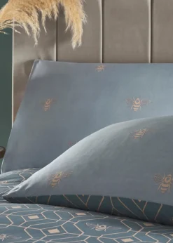 furn. Bee Deco Geometric Duvet Cover Set