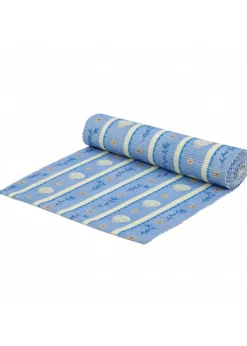 furn. Blue Sea Shells Indoor/Outdoor Table Runner