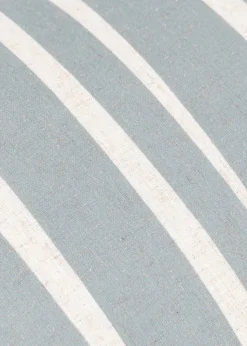 Furn Carmon Stripe Ruffle Blue Cushion (40 x 60 x 8 cm)