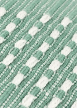 furn. Green Kadie PET Woven Outdoor Filled Cushion (45 x 45 x 8cm)