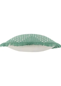 furn. Green Kadie PET Woven Outdoor Filled Cushion (45 x 45 x 8cm)