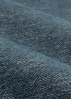 furn. Hudson Herringbone Chenille Eyelet Curtains