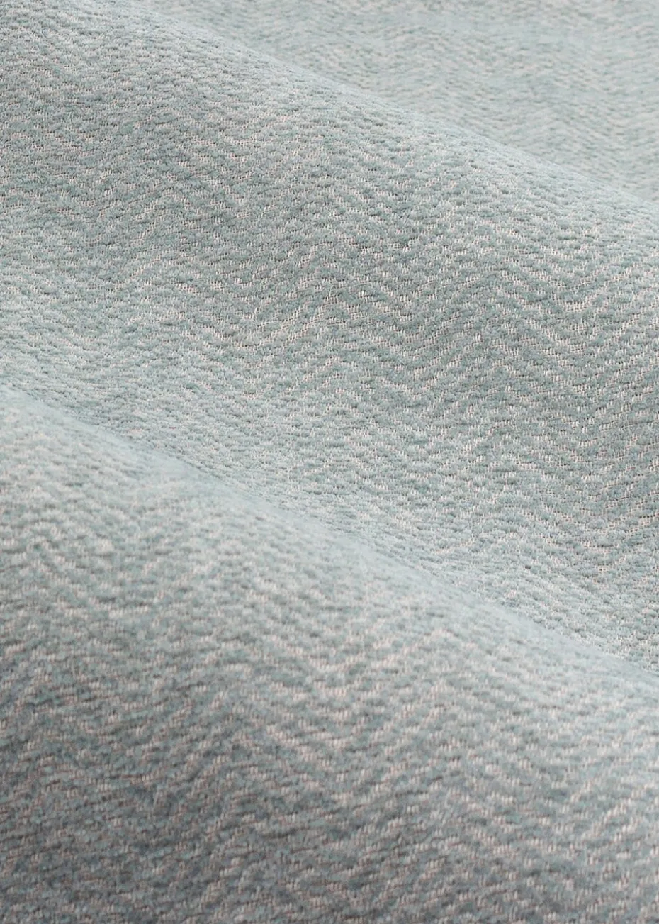 furn. Hudson Herringbone Chenille Eyelet Curtains