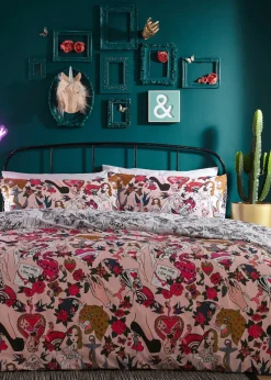 furn. Inked Tattoo Inspired Duvet Cover Set