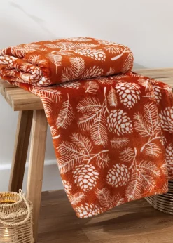furn. Irwin Woodland Fleece Throw 140 x 180cm