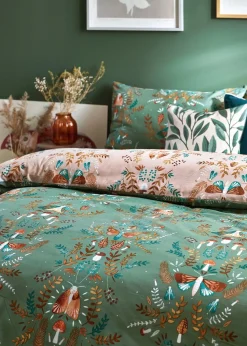 furn. Luna Wood Floral Duvet Cover