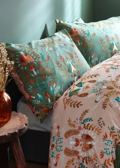 furn. Luna Wood Floral Duvet Cover