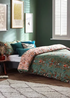 furn. Luna Wood Floral Duvet Cover