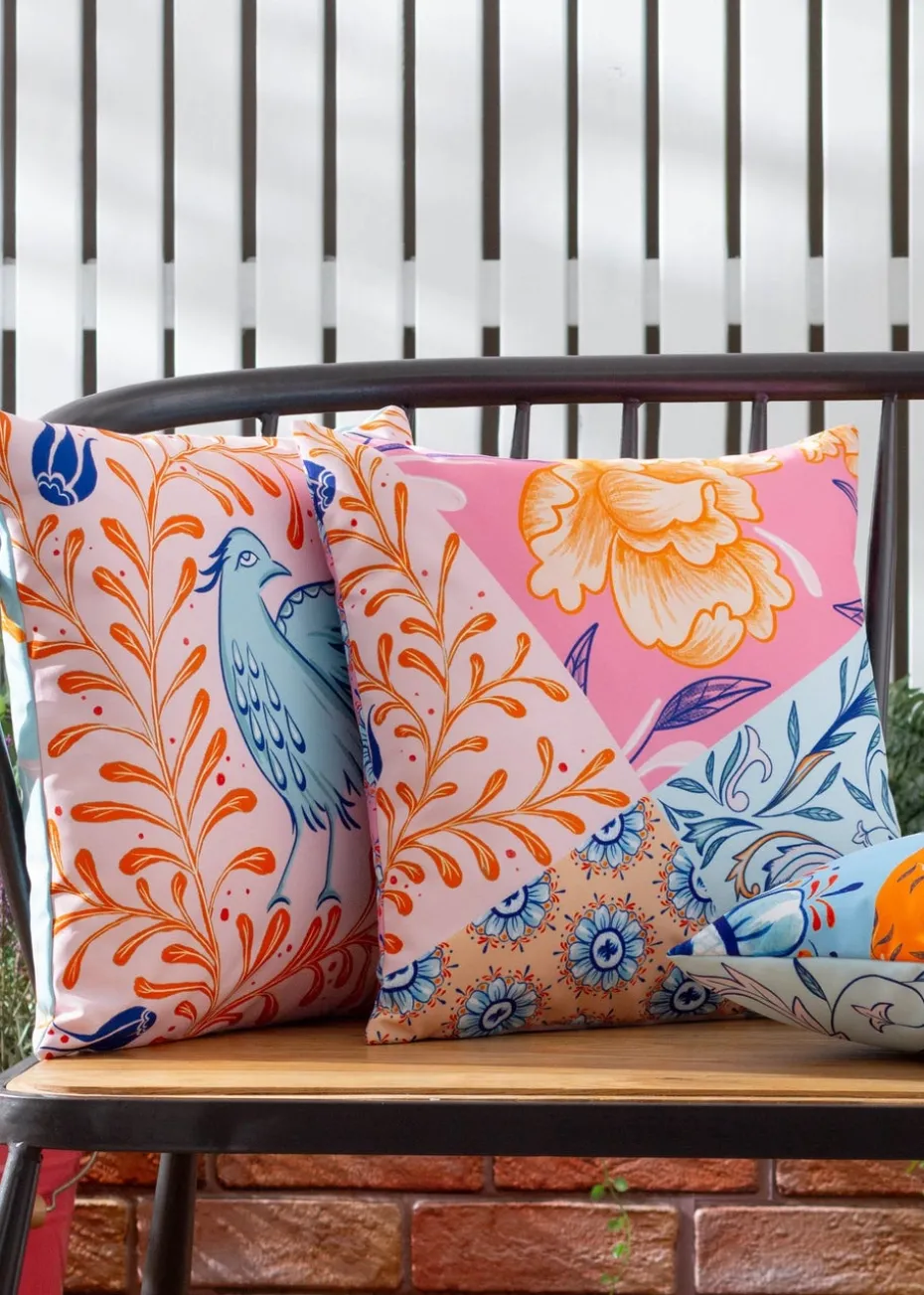 furn. Multi Azzar Filled Outdoor Cushions (43cm x 43cm x 8cm)