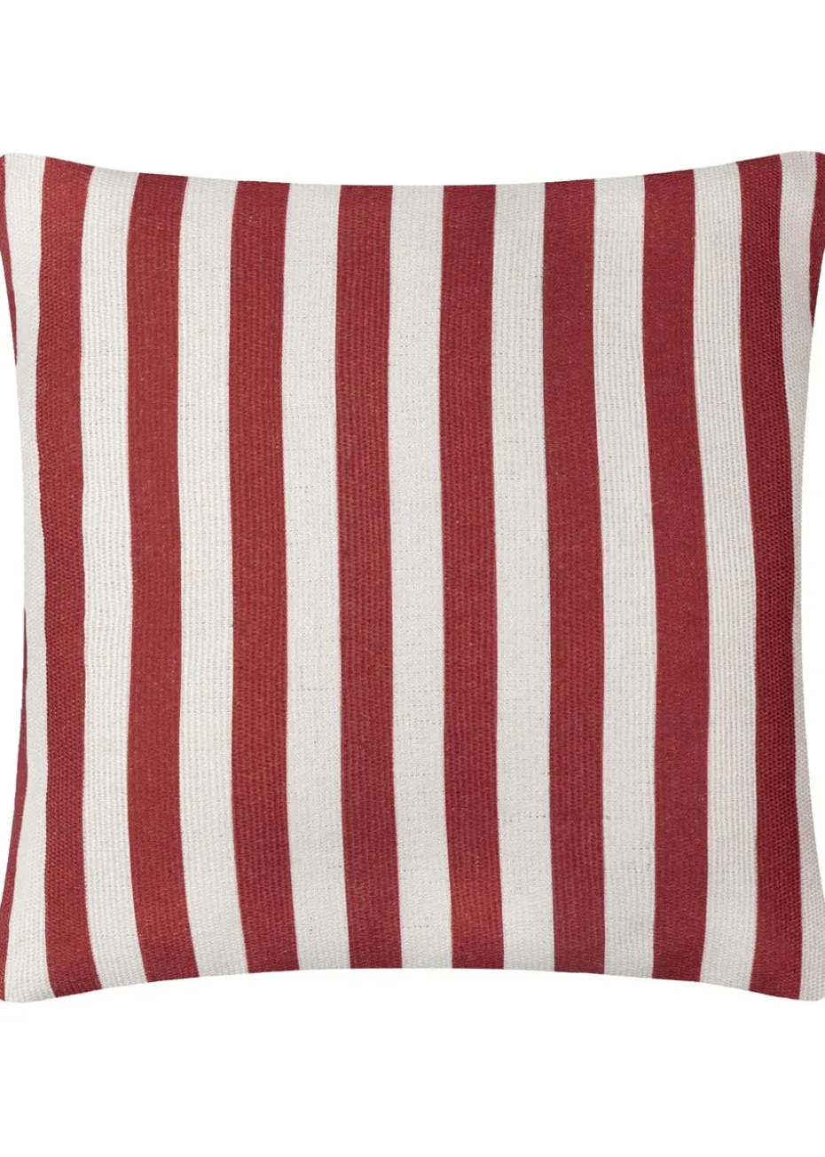 furn. Red Deck Stripe Woven Outdoor Outdoor Cushion