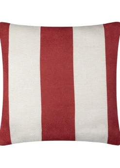 furn. Red Deck Stripe Woven Outdoor Outdoor Cushion