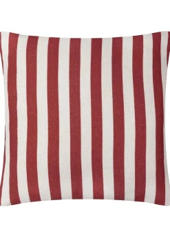 furn. Red Deck Stripe Woven Outdoor Outdoor Cushion