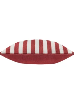 furn. Red Deck Stripe Woven Outdoor Outdoor Cushion