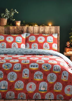 furn. Twelve Days Of Christmas Reversible Duvet Cover Set