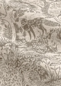 furn. Winter Woods Animal Chenille Eyelet Curtains