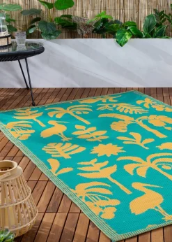furn. Yellow Marula Outdoor 100% Recycled Rug (120 x 180cm)