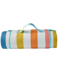Fusion Carlson Stripe White Picnic Blanket