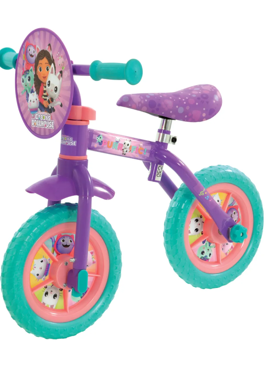 Gabby's Dollhouse Multi Colour 2in1 Training Bike (10inch)
