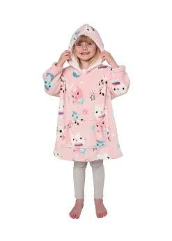 Gabby's Dollhouse Pink Hooded Fleece