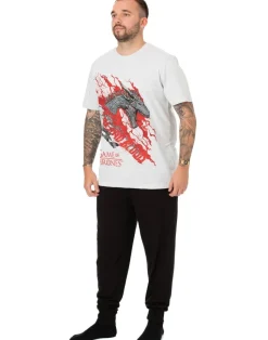 Game of Thrones White Dragon Graphic Pyjama Set