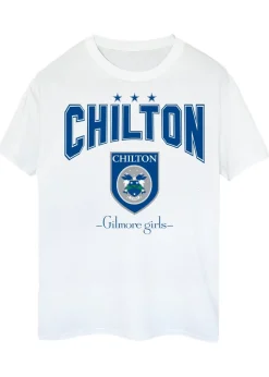 Gilmore Girls Chilton White Boyfriend Fit T-Shirt