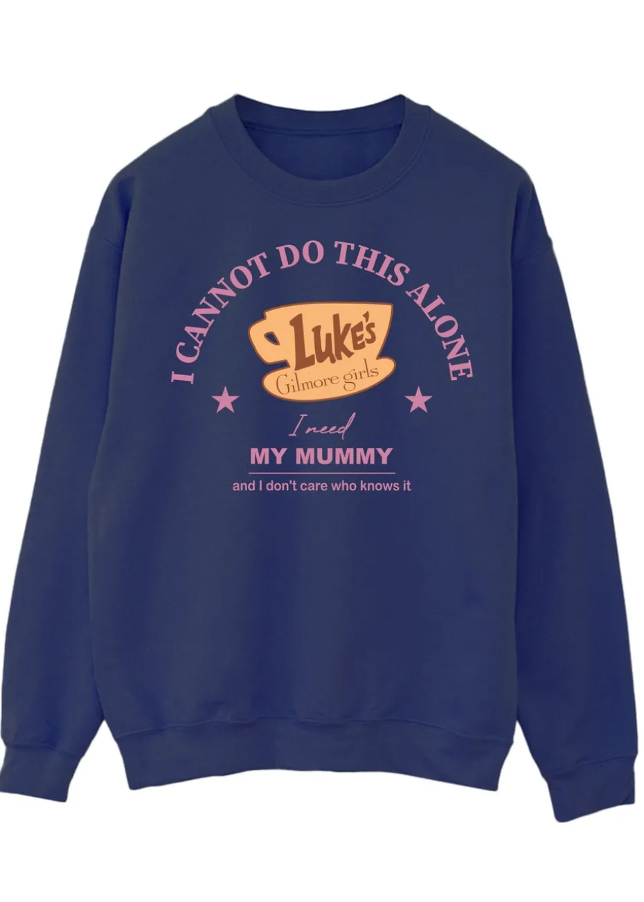 Gilmore Girls Need My Mum Navy Sweatshirt