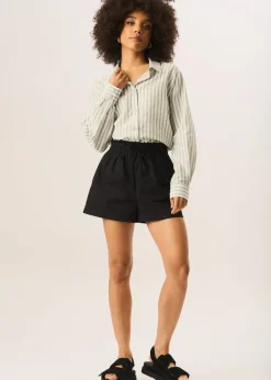 Gini London Black Draw String Short