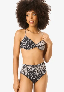 Gini London Mono Swirl Bikini Top