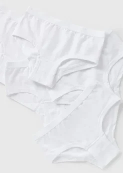 Girls 5 Pack White Knickers (6-13yrs)