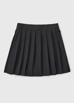Girls Black Pleated School Skirt (8-16yrs)