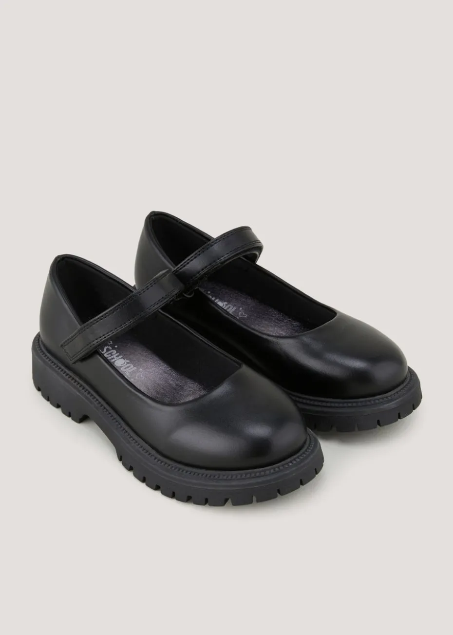 Girls Black School Shoes (Younger 10-Older 5)