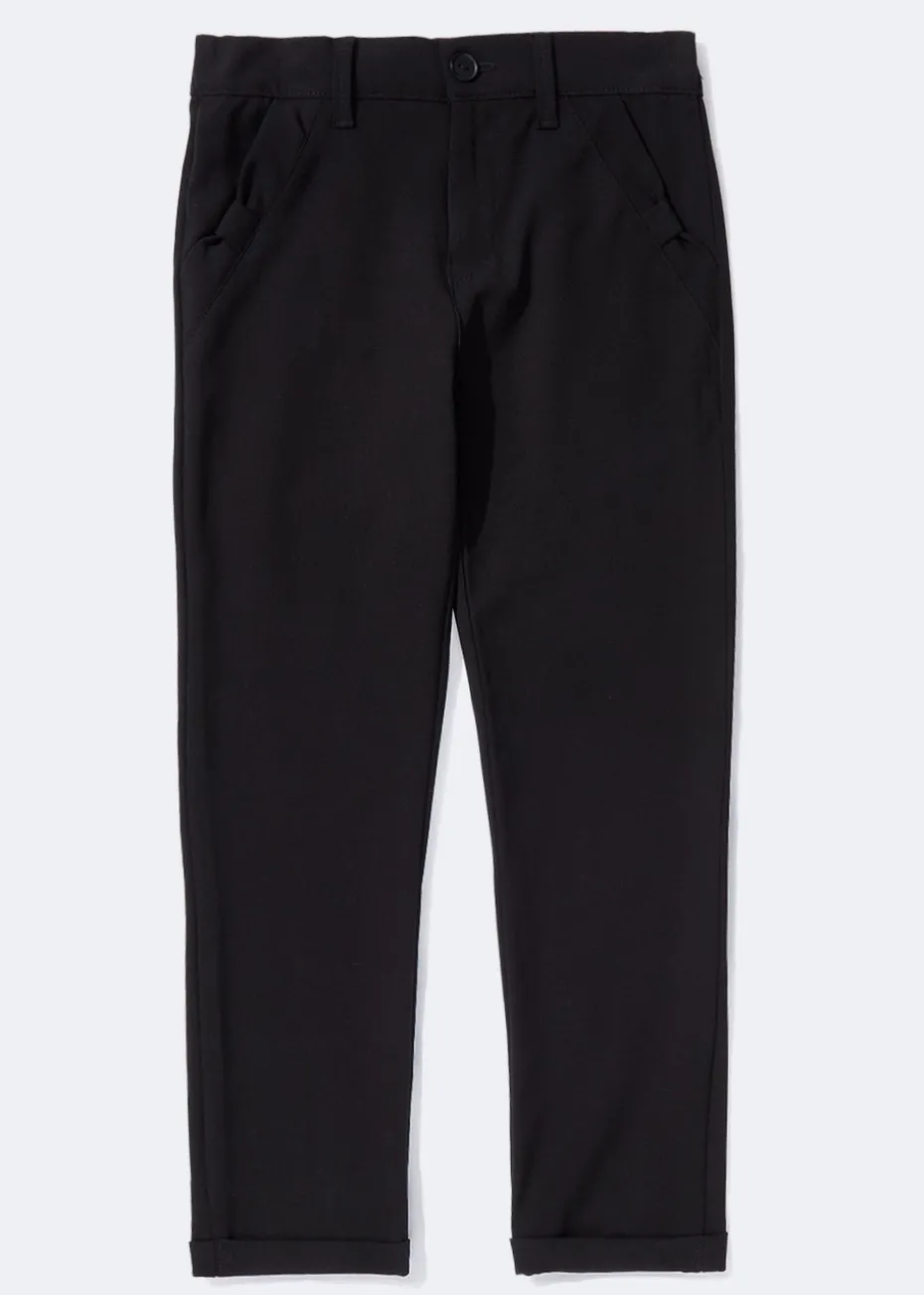 Girls Black Slim Fit School Trousers (3-16yrs)