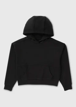 Girls Black Soft Touch Hoodie (7-15yrs)