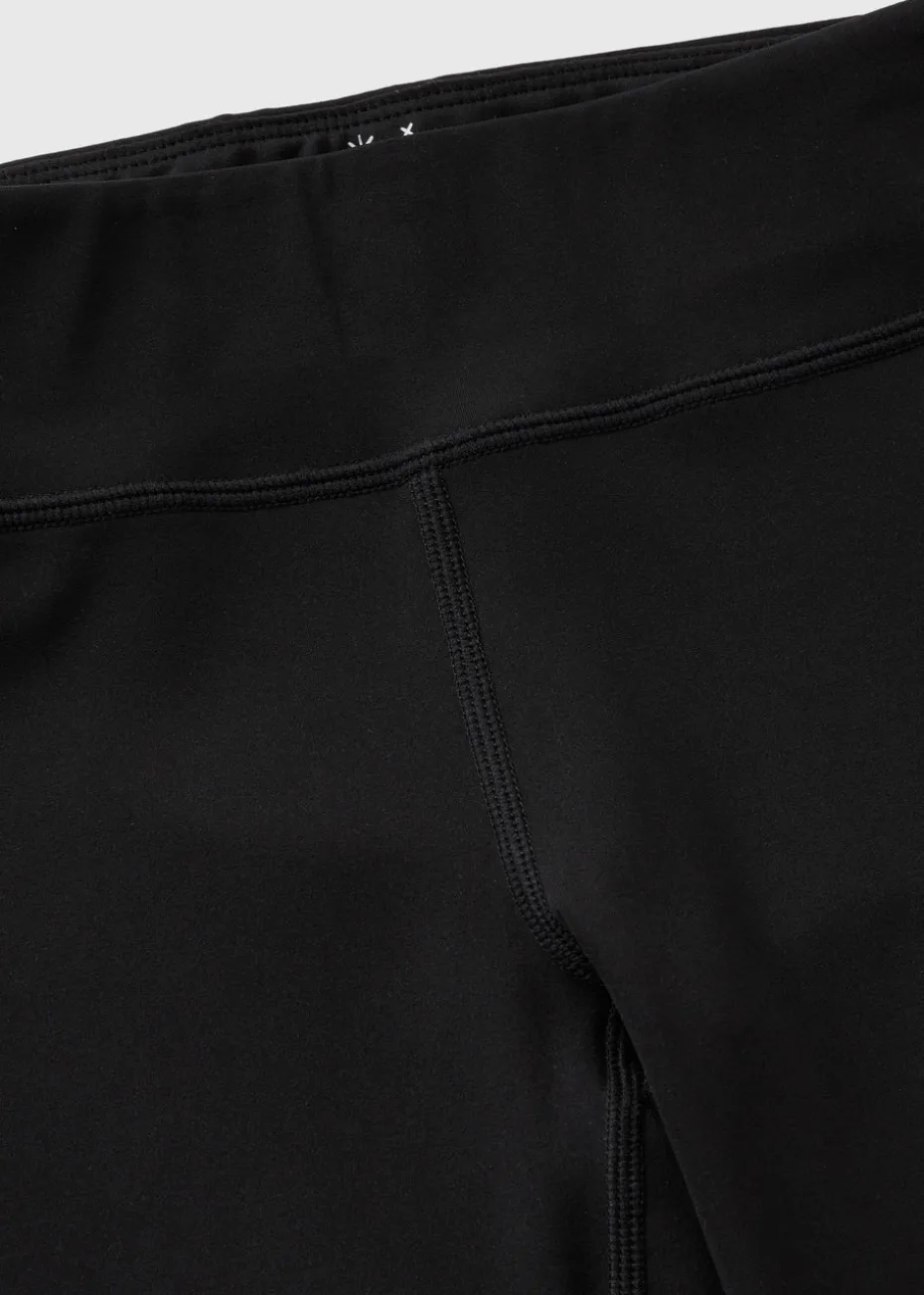 Girls Black Sports Leggings (7-15yrs)