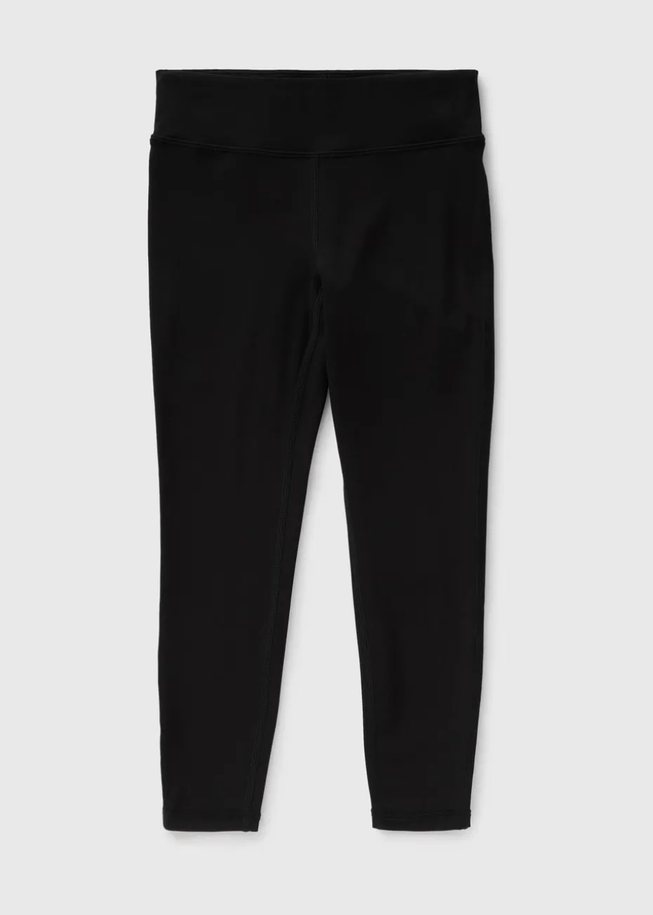 Girls Black Sports Leggings (7-15yrs)