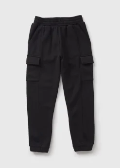 Girls Black Utility Joggers (7-15yrs)