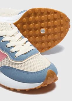 Girls Blue Jogging Trainers (Younger 12-Older 5)