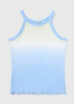 Girls Blue Ombre Vest (7-15yrs)