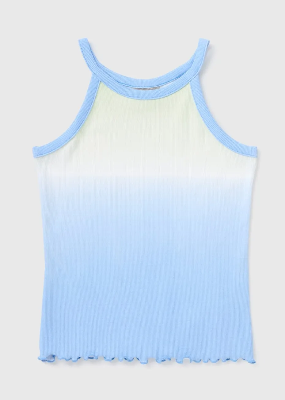 Girls Blue Ombre Vest (7-15yrs)