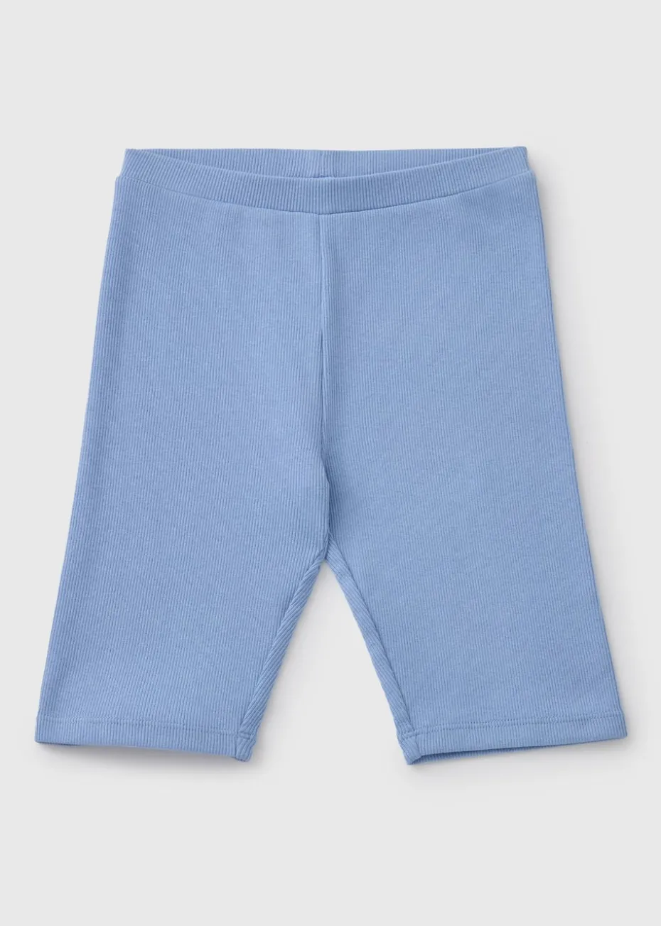 Girls Blue Santa Monica Shorts (7-15yrs)