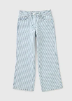 Girls Blue Stripe Jeans (7-15yrs)