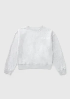 Girls Grey New York Sweatshirt (7-15yrs)