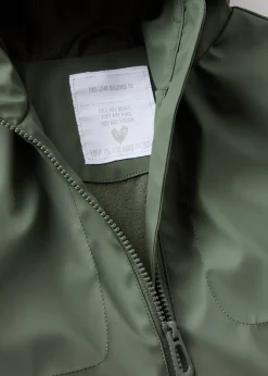 Girls Khaki Elasticated Mac Jacket (7-15yrs)